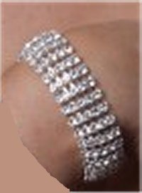 5 Row Bracelet *NEW* NEW!! Rhinestone bracelet with 5 rows.