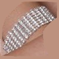 7 Row Bracelet *NEW* NEW!! Rhinestone bracelet with 7 rows.