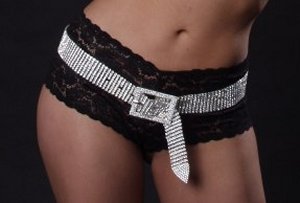 9 Row Belt *NEW* NEW!! Nine row rhinestone belt. Entire belt has rhinestones. Length of belt is 42 inches.